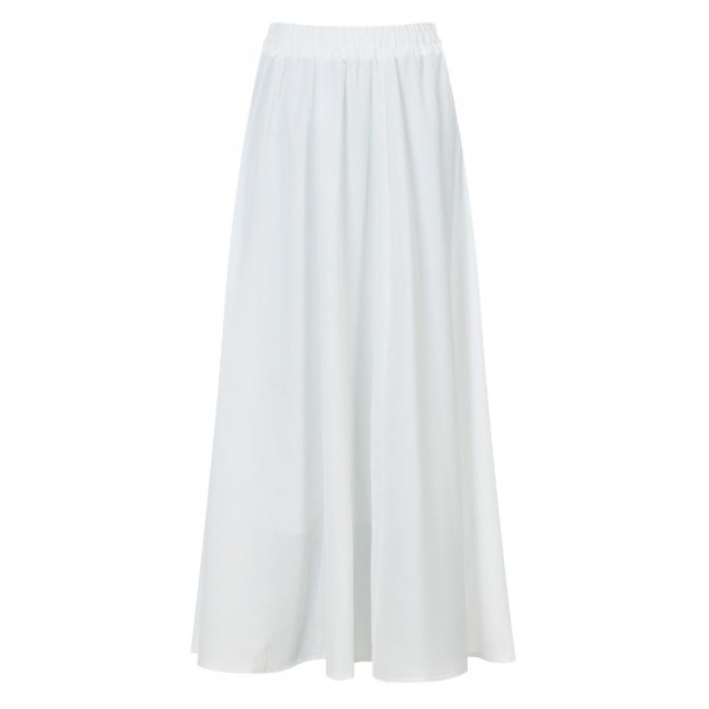 Shop   Women A Line flAre Long Skirt White Ntt Wsk 20582
