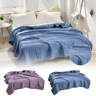 Solid Color Washed Cotton Quilt Summer Cool Quilt Double Summer Quilt Season Thin Quilt Single And Double Quilt Core Machine Washable