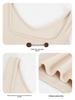 Women's Slim Fit Brushed Square Neck Camisole - Solid Color Warm Base Layer for Autumn and Winter