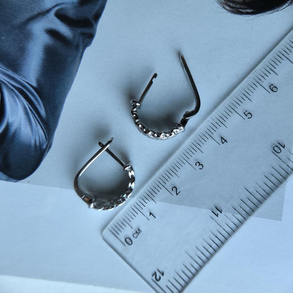 Silver Earrings Without Stones (2184331)