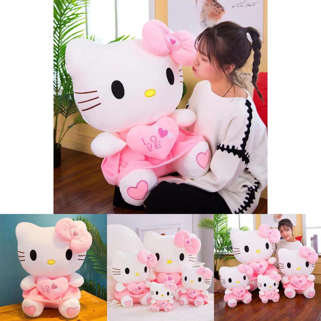 Hello Kitty Plush Toy With Soft Short Velvet For Kids Birthday Gift Special Characters Included