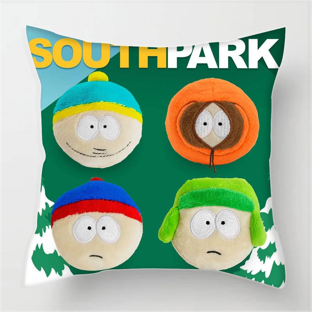 Movie S-South Parks Cartoon  Pillowcases Cushion Covers Living Room Sofas Home Decor Gifts