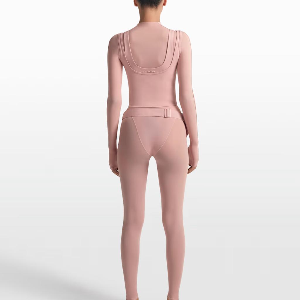 Nike X Skims Matte Dri-FIT Moisture-Wicking Solid Color Round Neck Sports Tank Top Women tops TPTNK10540W-HIM