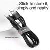 Cable Baseus  Baseus Cafule USB-A / Lightning 1.5A QC 3.0 Cable 2 M - Black
