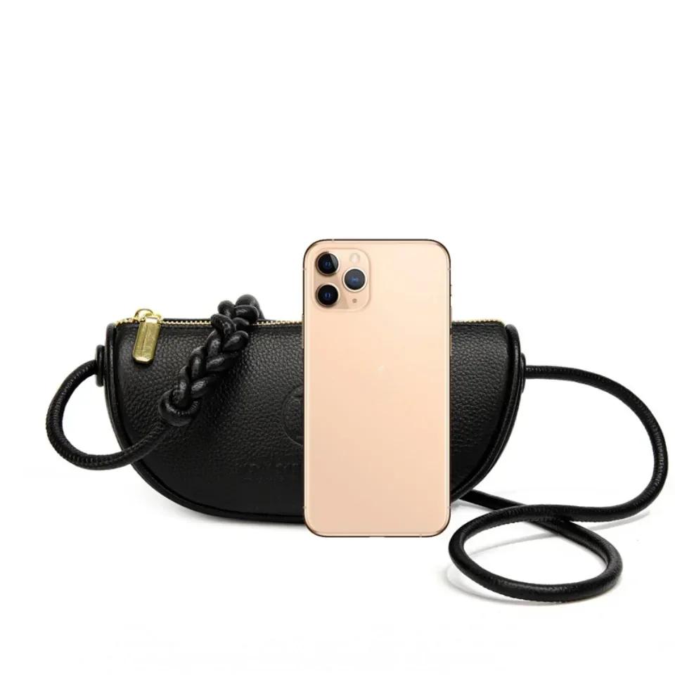 Genuine Leather Crossbody Bag for Women Shoulder Bags Feminine Bag Wallet Luxury Brand Fashion Trend Authentic New