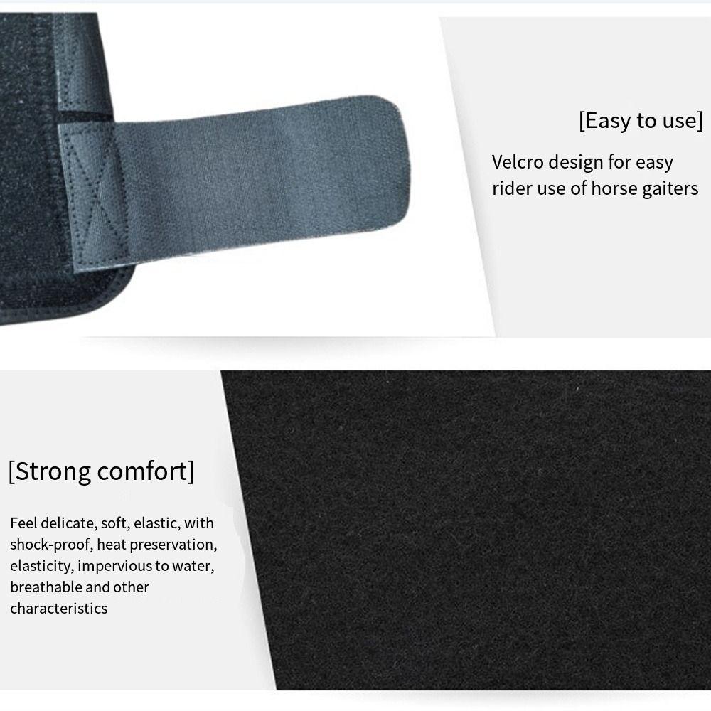 4 Stück/Set Strapazierfähiges Pferdesport-Stiefelset Bunte Medizin-Bürstenstiefel Schützen Pferdebeine