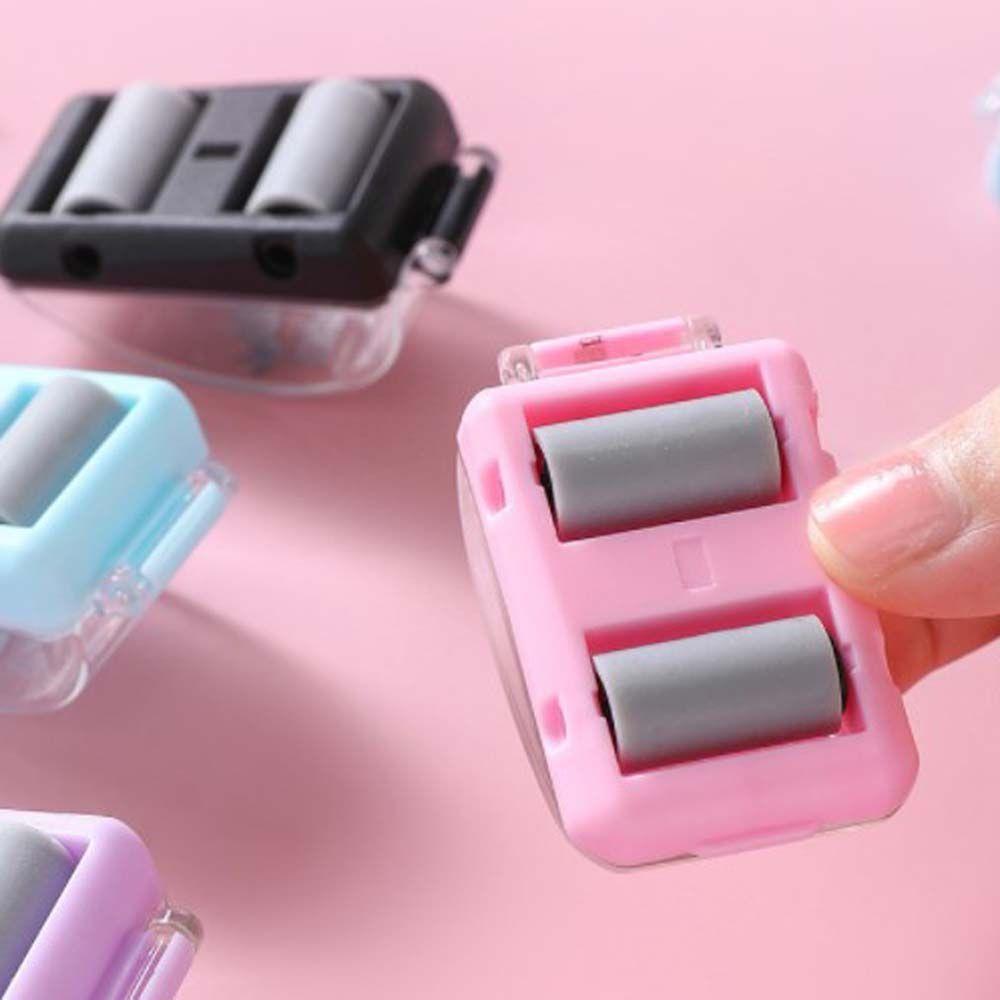 Plastic Pencil Scrap Cleaner Roller Desk Cleaner Eraser crumb collector Desktop Eraser Cleaner