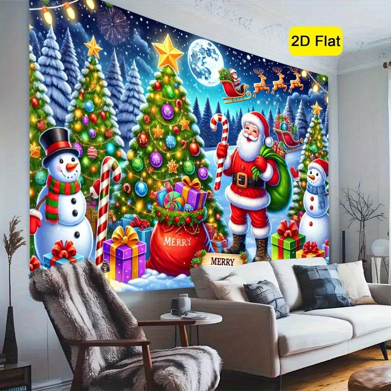 2D Graphic, Suitable for Photo Booth, Christmas Decorations, Christmas Background Wall, Merry Christmas Banner