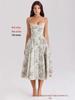 New Arrival Autumn Spaghetti Strap Multi-color Sexy Mid-length Skirt
