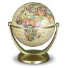 Geography Teaching World Map Globe 10cm Plastic & Metal Educational School Home Decor Desktop Globe