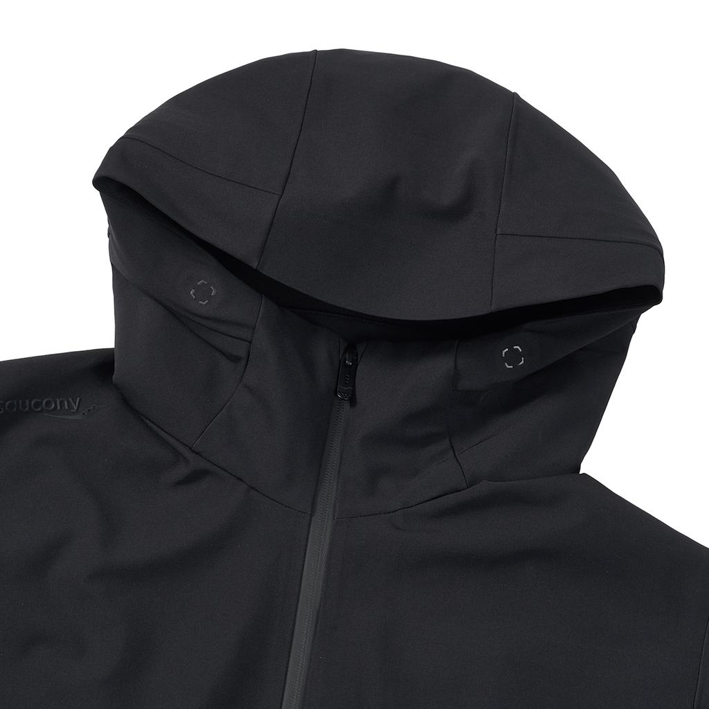 Saucony Modern Binzhou Series Hooded Zipper Simple Long Sleeve Jacket Men jackets SA2250WJ92C-BK001