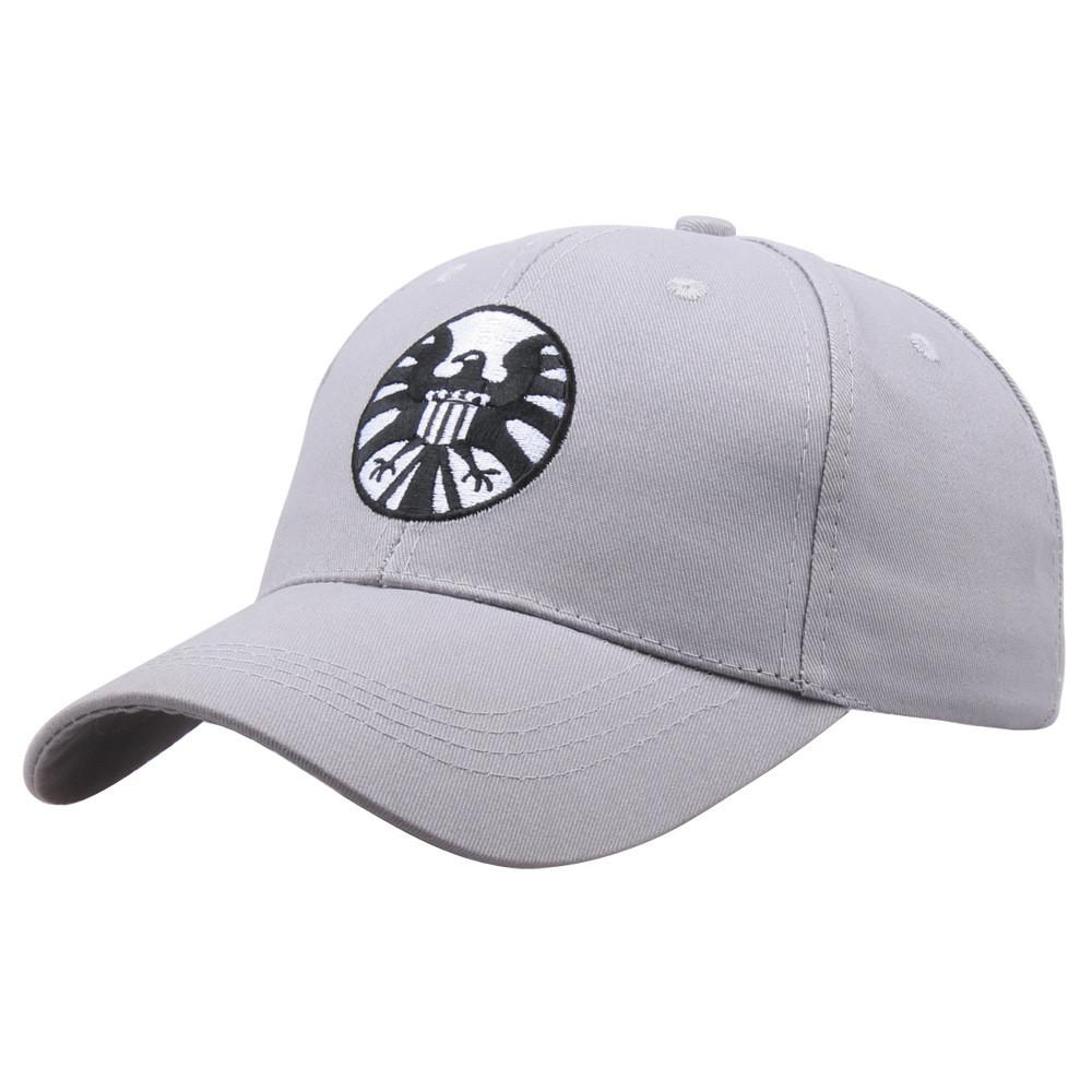 Agents Of Shield Cartoon Grey Baseball Caps Outdoor Casual Hats Women Men