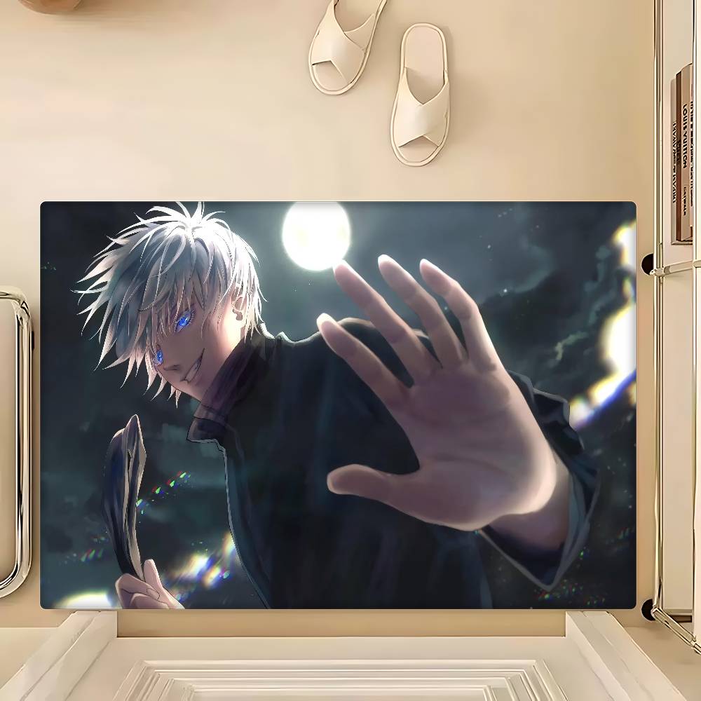 Jujutsu Kaisen Satoru Gojo Hallway Carpet Washable Non-Slip Living Room Sofa Chairs Area Mat Kitchen Doormat Area Rug