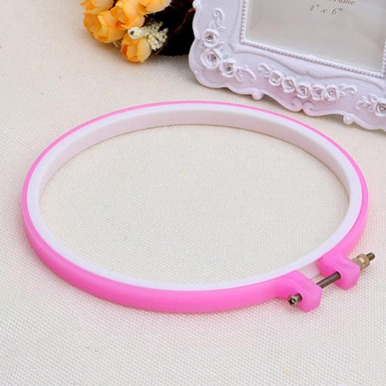 Kunststoff-Kreuzstichmaschine, verstellbarer Stickrahmen, Ring, Nähen, 13–27,5 cm