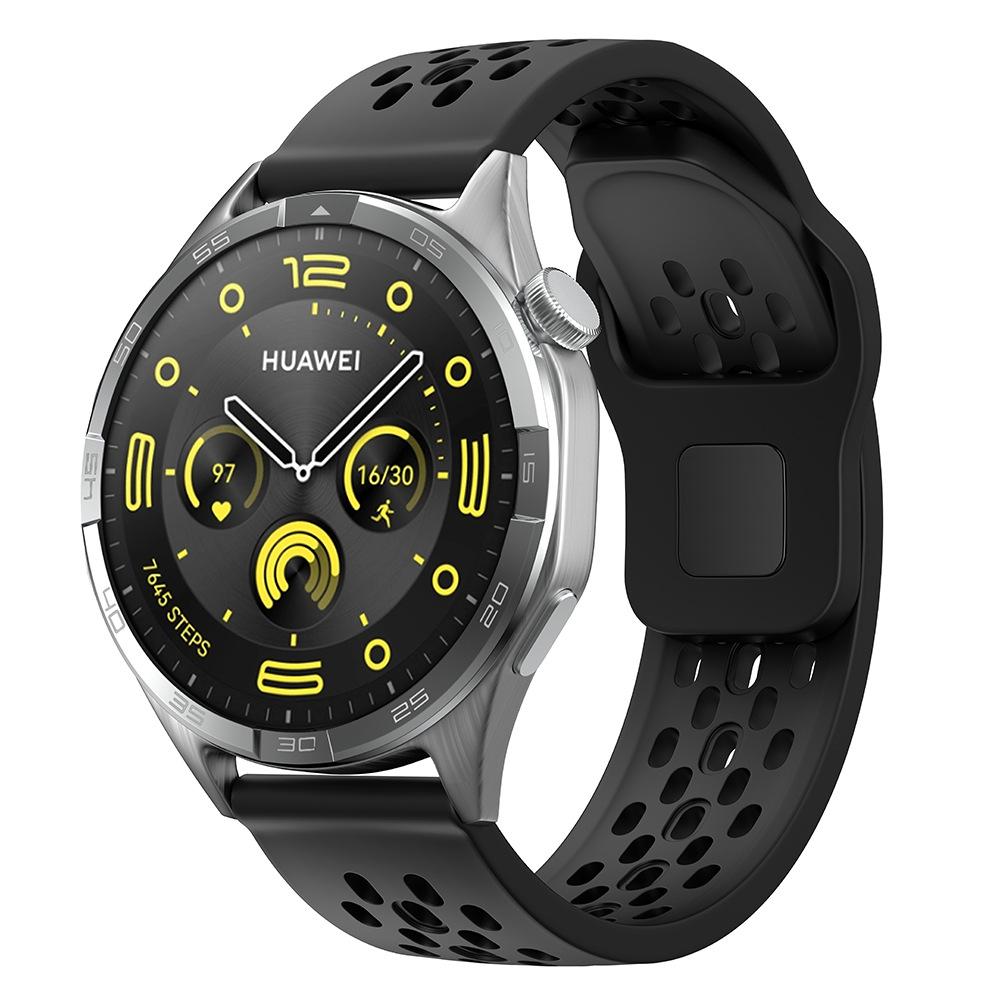 18mm 20mm 22mm hole Silicone Band for Samsung Galaxy Watch 8 7 6 5 4 for Huawei GT5 4 3 GT2 pro bracelet for Garmin Vivoactive 4 strap