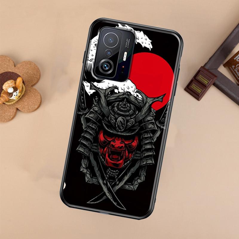 Japanese Samurai Warrior Case For Xiaomi POCO X7 Pro X3 X5 X6 F3 F5 F6 M6 Pro 11T 12T 13T 14T Pro 13 14 Ultra Cover