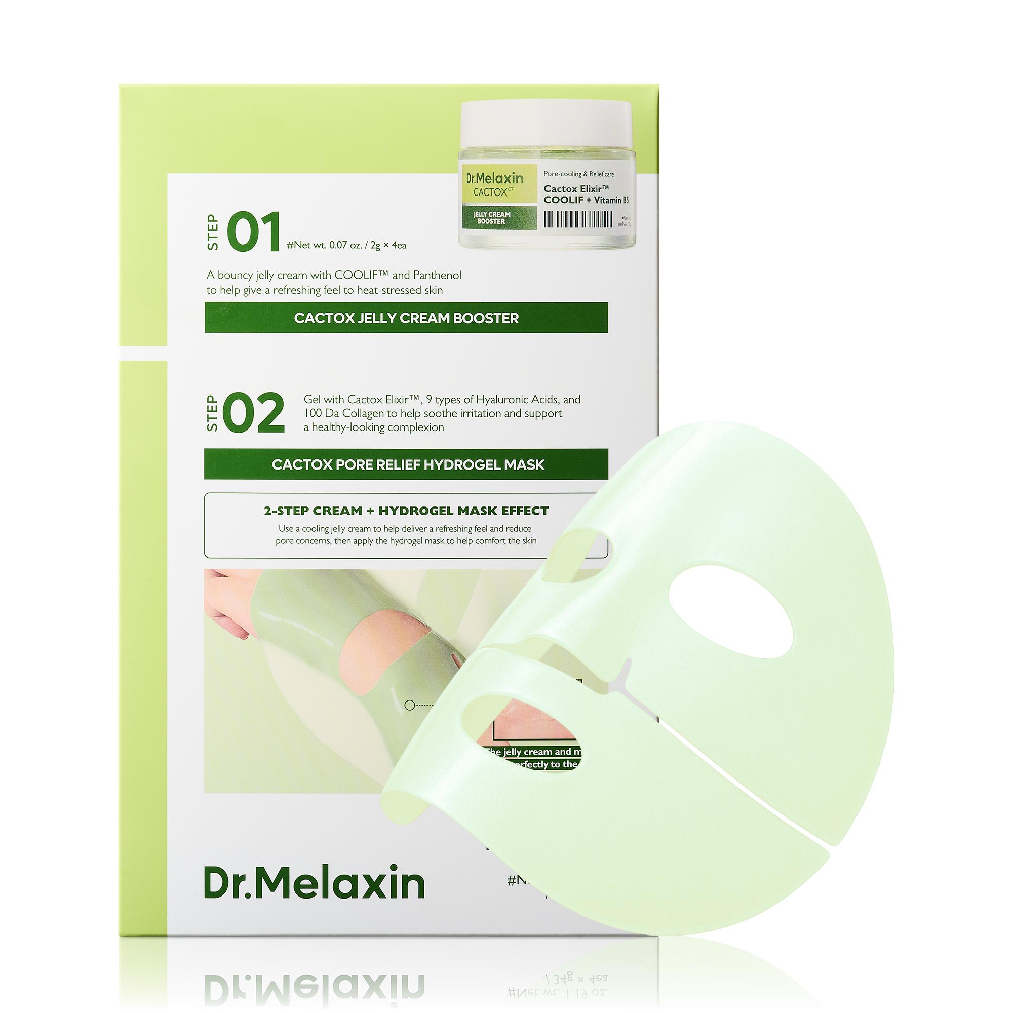 DR.MELAXIN CACTOX De-Puffing Pore Tox Gel Mask 4EA 4ea