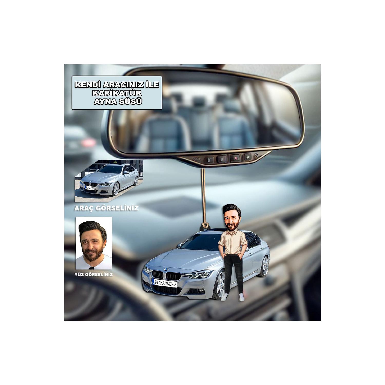 

Personalized Cartoon Mirror Decoration For Your Own Vehicle