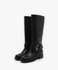 Sappun Ander Buckle Strap Boots (4Cm)