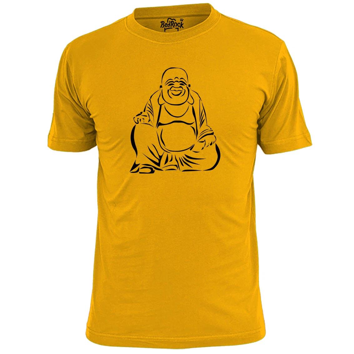 Mens Buddha T shirt Siddhartha Gautama Buddhism Meditation Spirituality L