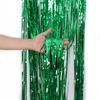 St Patrick's Day Irish Themed Green Streamer Curtain Background Wall Decoration