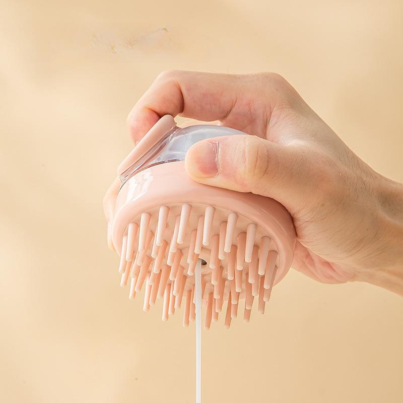 Add Liquid Bath Brush Scalp Massage Comb Automatic Add Liquid Comfort Shampoo Brush Cleaning Massage Bath Brush