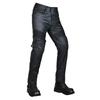Mens Motorcycle Riding Pants Straight Cut Waterproof Retro Casual Biker Jeans With Extended Silicone Grip