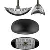 QWORK 2 Pack Universal 2.15" Tyre Rim Lock Compatible With 50Cc-250Cc Dirt Pit Monkey Bike Motorcycles - High Strength Nylon And Metal Construction