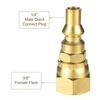 Sturdy Brass Reducing Adapter Pipe Reducer 3/8 Inch NPT Female To 1/4 Inch NPT Male For High Pressure Applications