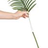 Artificial Gold Cane Palm Tree, 2m Tall Faux Plant, PE Material & Anti-Tip Tilt Protection Low-Maintenance Plant, Lifelike Green Fake Tree for Home