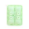 Bear Ice Pop Molds Cartoon Molds Silicone Homemade Frozen Baby Molds Maker Bpa Free Reusable Easy Unmold