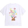 Korean Style Versatile Fashion Retro Cute Cat with Pink Gun T-Shirt Korean Text Graphic Casual Y2k Short Sleeve Tee Vintage Tops