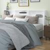 VidaXL Headboard Cabinet White 220x19x103.5 Cm 811898
