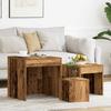 Vidaxl Nesting Tables, 3 Pcs, Old Wood Color