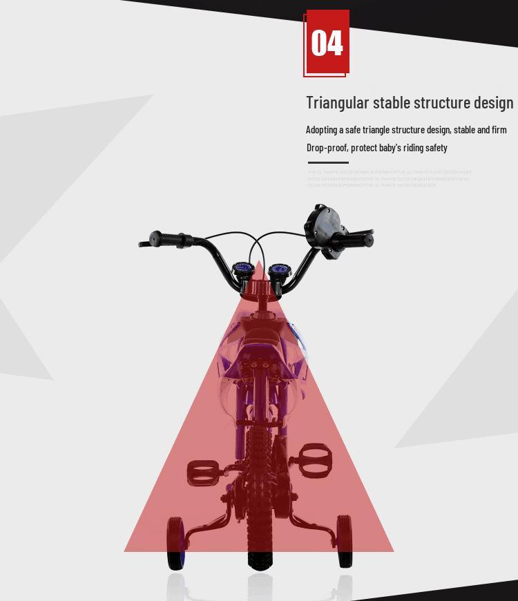 Children's Bicycle for Ages 3 to 8: Suitable for Girls and Boys