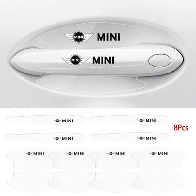 8Pcs Car Door Bowl Handle Anti-scratch Stickers Protector Films For Mini Cooper One JCW WORKS F54 F55 F56 F57 F60 R50 R52 R53 Qclyn77