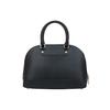 New COACH Sierra Leather Dome Bag, Handbag, Shoulder Bag, Crossbody Bag Medium Size Women's Black 27591-IMBLK