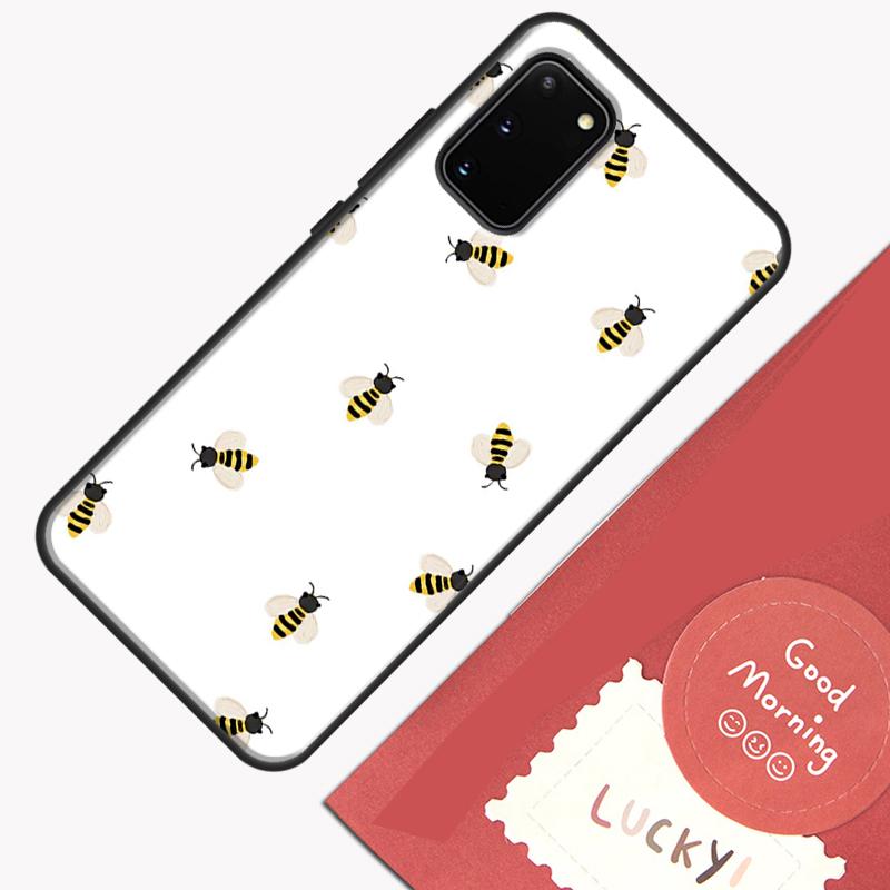 Bee Bumblebee Pattern Phone Case For Samsung Galaxy S25 Ultra S20 S21 S22 S23 S24 Plus S9 S10 S24 FE Cover Shell