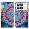 For Xiaomi 14T Pro Case Pattern Leather Wallet Phone Cover with Card Holder