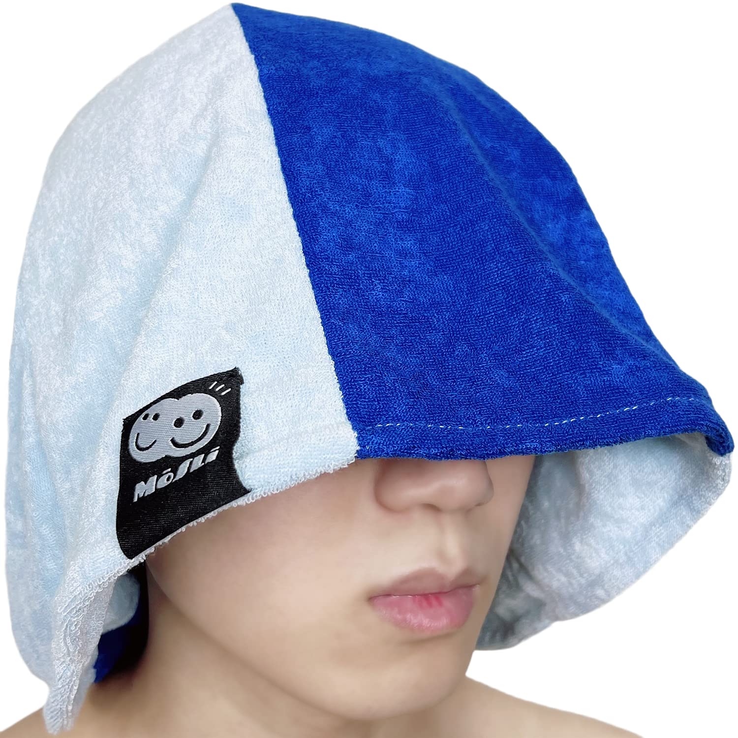 

Sauna Hat for Men and Protects hair and scalp from high temperatures and low Comfortable Free Size [MoSLi] Women, Towel, Large, Washable, humidity, синій