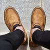 Men's Casual Shoes Leather Loafers Big Size Summer Walking Shoes for Male