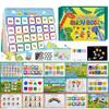 32 Themes Busy Book, 165Pcs Stickers Early Learning Toys, Sensory Activity Book for Toddlers Preschool Education,Boys & Girls