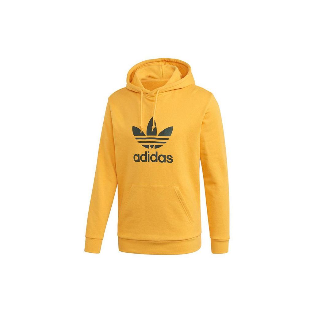 adidas Originals Men's Trefoil Pullover Hoodie Active Gold GD9923