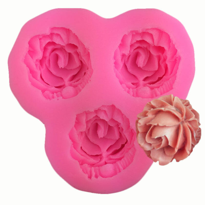 New Mold Gypsum Scented Lavender Shaped 3 Holes - 2pcs