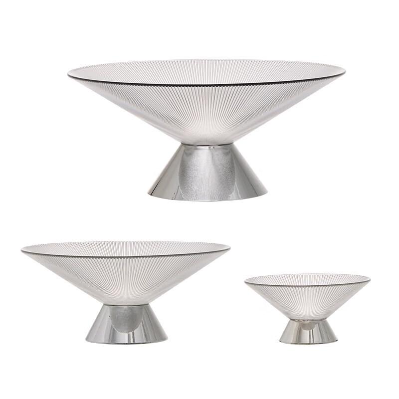 Light Luxury Korean Style Glass Fruit Plate