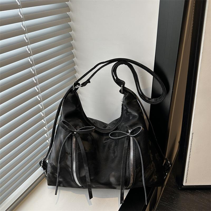 Bow Underarm Bag Women's Large Capacity Commuter Tote Bag Premium Versatile Shoulder Crossbody Bag Women's Backpack