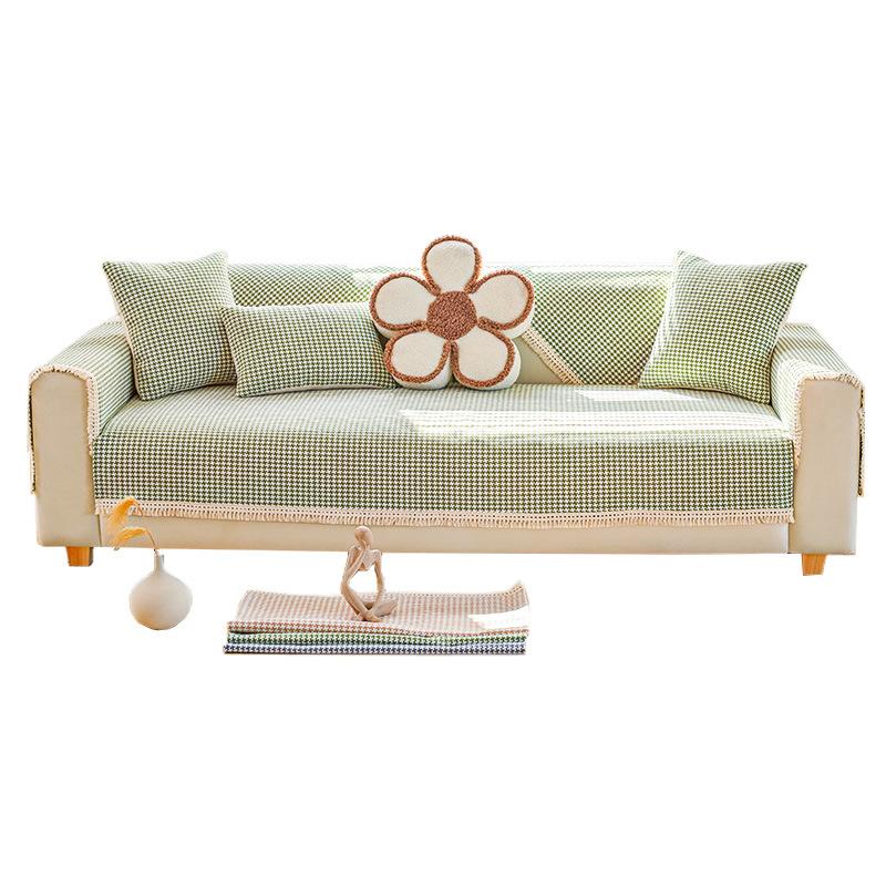 Cotton Sofa Cushion Four Seasons Universal Non-Slip Cushion Sofa Cover New 2024 All-Inclusive Universal Cover Cloth