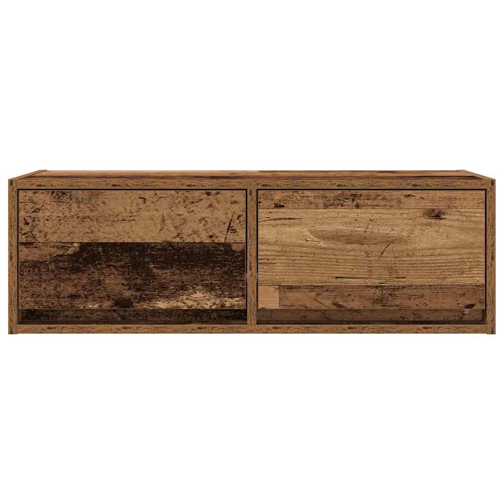 TV Cabinets 2 pcs Rustic Wood Look 80 x 31 x 25.5 cm Engineered Wood