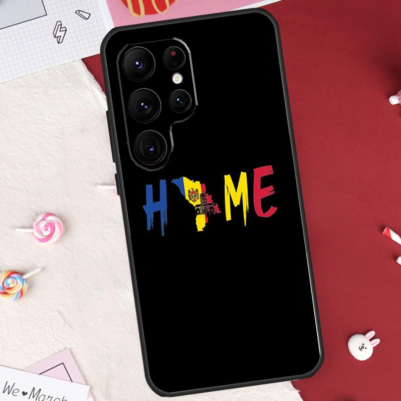 Moldova Flag Case For Samsung Galaxy S21 S22 S23 S24 S25 Ultra S9 S10 S25 Plus S25 FE S20 FE Cover Shell
