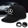 OFK3   Car Duck Tongue Cap For Mercedes benz 3D Hat Car MOTO GP Racing F1 Baseball Cap Hat Adjustable Casual Trucket Hat hip hop